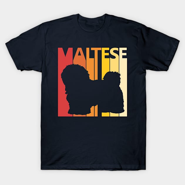 Vintage Maltese Dog T-Shirt by GWENT